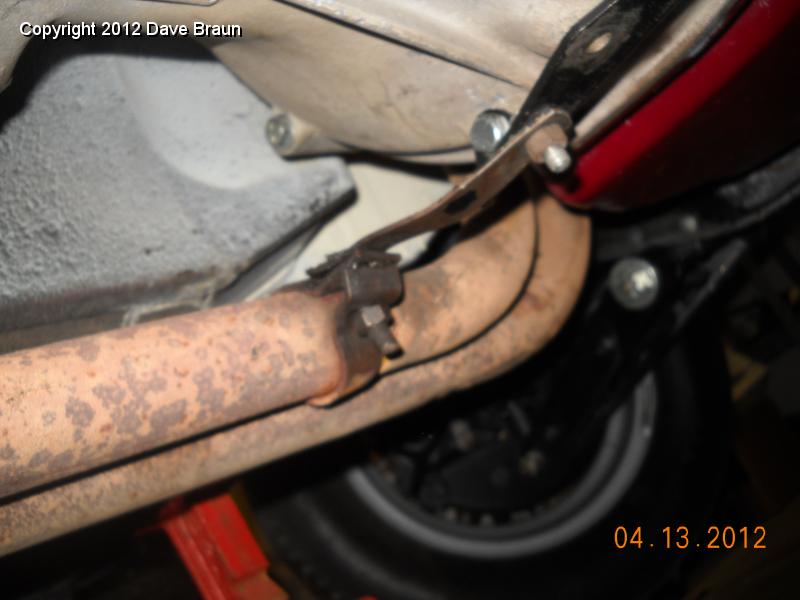 MGB1970/Restoration/Engine/Exhaust/Gearbox hanger